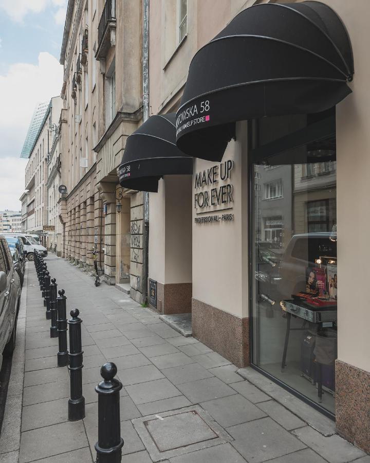 Mokotowska 67 Prywatne Mieszkanie Z Balkonem W Centrum Miasta I W Poblizu Ambasady Usa Samodzielne Zameldowanie! Self Check-In System! Warsaw Exterior photo