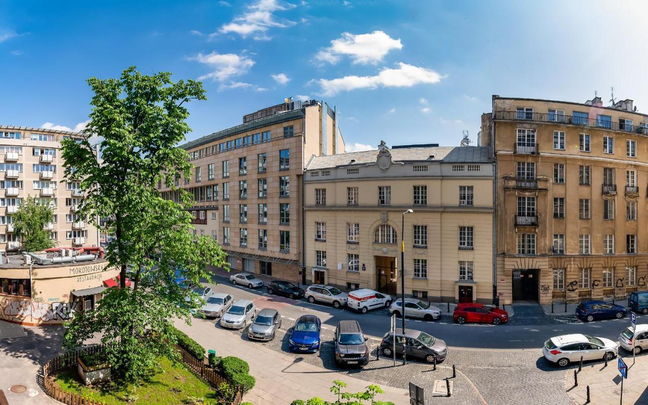 Mokotowska 67 Prywatne Mieszkanie Z Balkonem W Centrum Miasta I W Poblizu Ambasady Usa Samodzielne Zameldowanie! Self Check-In System! Warsaw Exterior photo